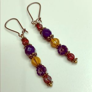 New Picasso beaded dangle earrings (a1046)
